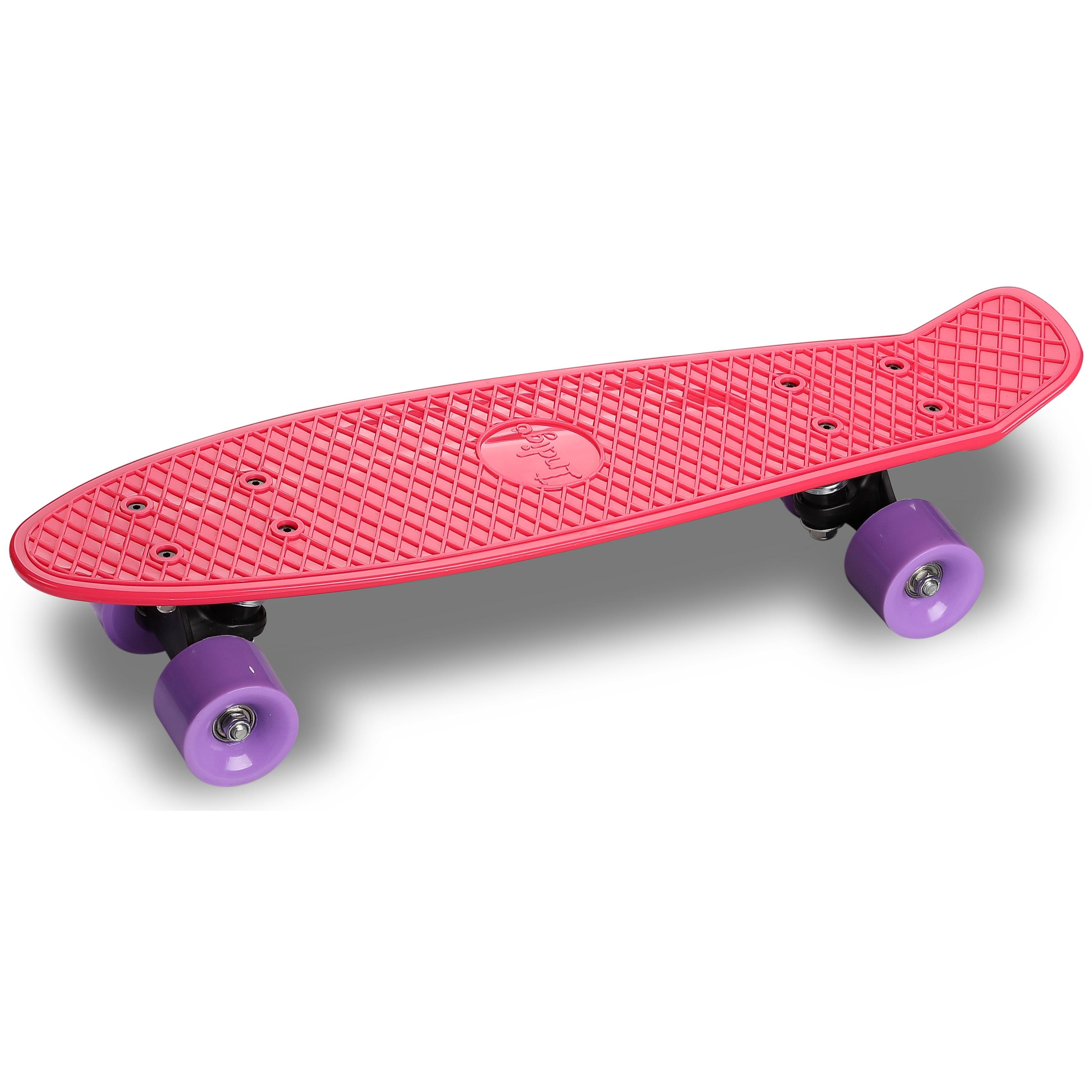 Skateboard de PVC Infantil INDIGO 56,5* 15 cm Fucsia