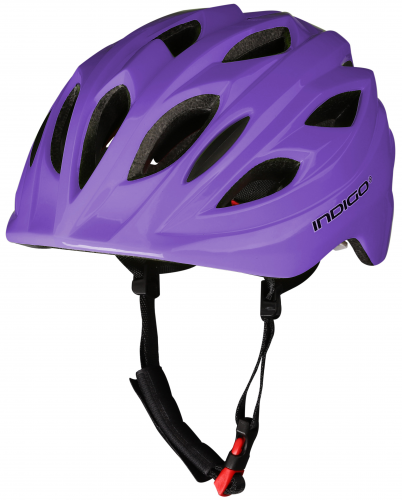 Casco de Bicicleta Infantil con Ventilación INDIGO 51-55 cm Violeta