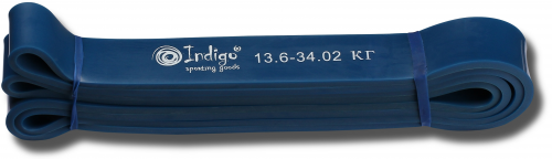 Banda Elástica de Látex INDIGO 208 * 3,2 cm  13-34 Kg  Azul