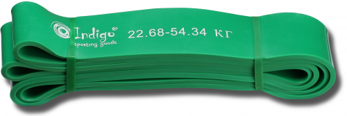 Banda Elástica de Látex INDIGO 208 * 4,4 cm 22-54 Kg Verde