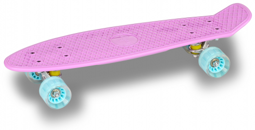 Skateboard de PU Infantil INDIGO 56,5 * 15 cm Púrpura