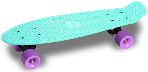 Skateboard de PVC Infantil INDIGO 56,5 * 15 cm Turquesa