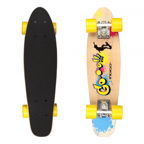 Skateboard de Madera Infantil GO INDIGO 55,88 * 15,24 cm