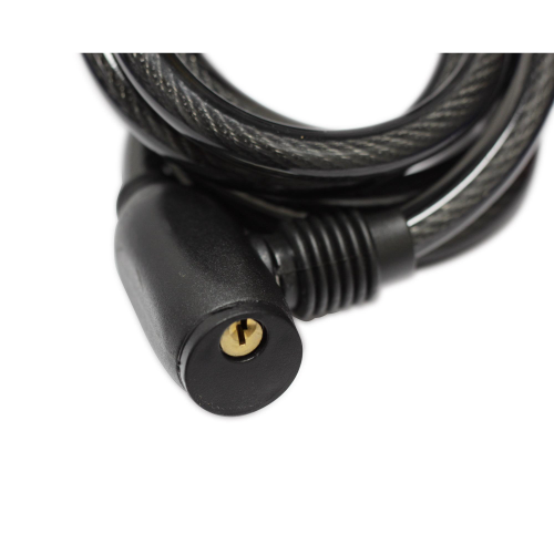 Cable Candado de Acero GOLDEN KEY 1 * 80 cm Negro