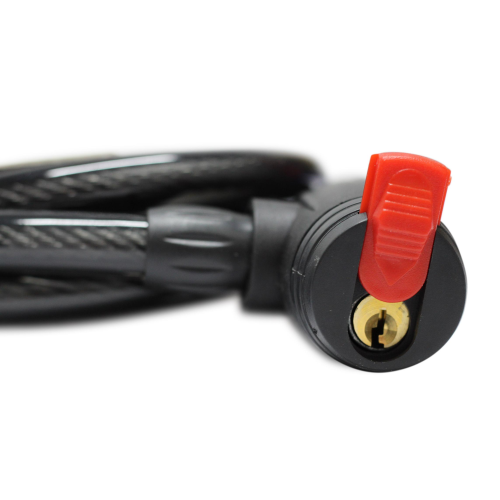 Cable Candado de Acero GOLDEN KEY 1.5 * 150 cm Negro