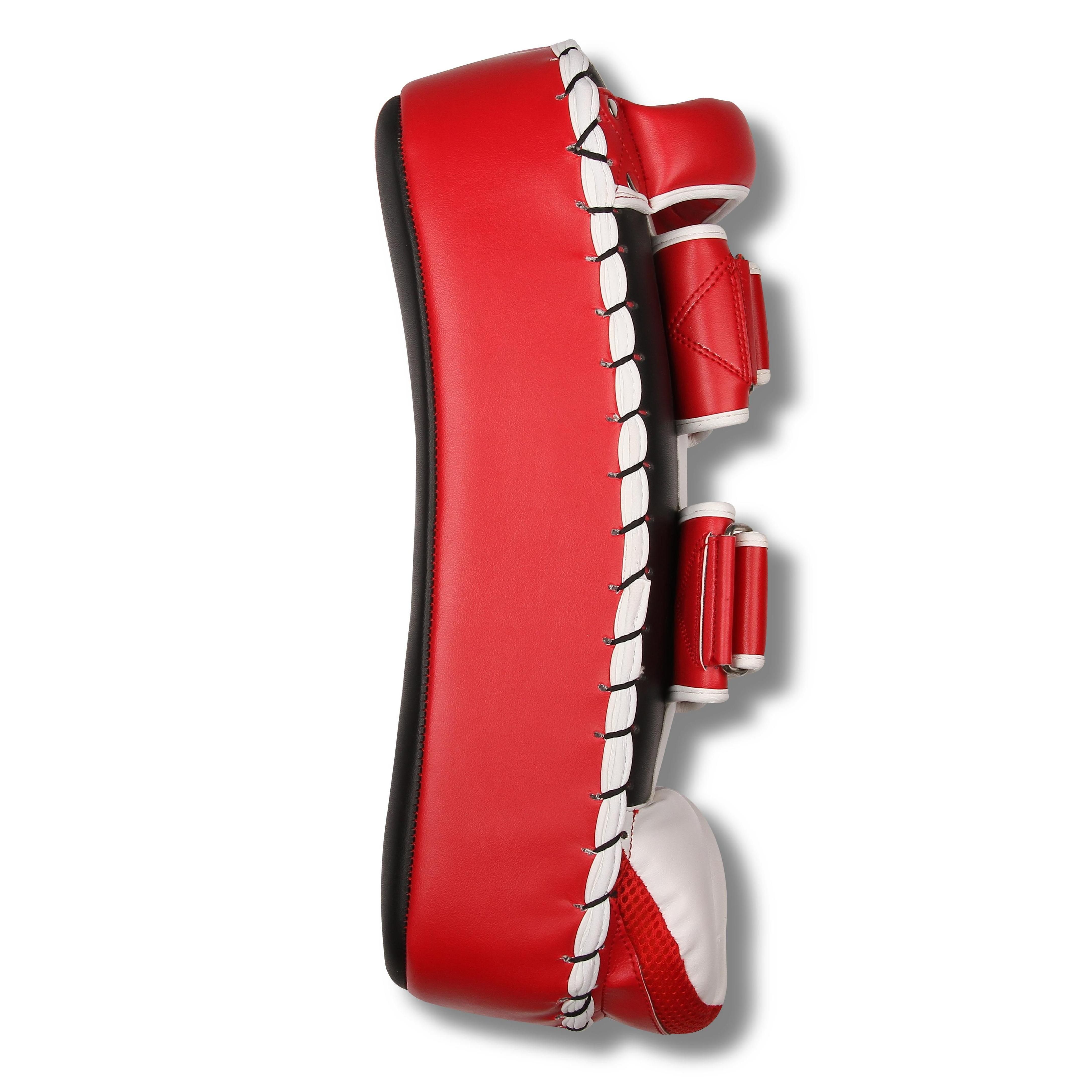 Makiwara- Almohadilla para Patadas de Boxeo de PU INDIGO 41* 22 cm Negro- Rojo- Blanco