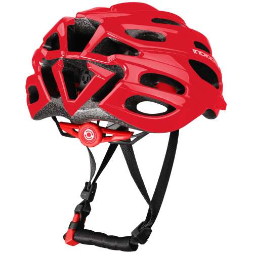 Casco de Bicicleta Adulto con Ventilación INDIGO 55-61 cm Rojo