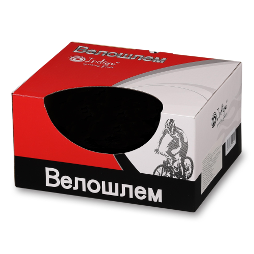 Casco de Bicicleta Adulto con Ventilación INDIGO 55-61 cm Rojo
