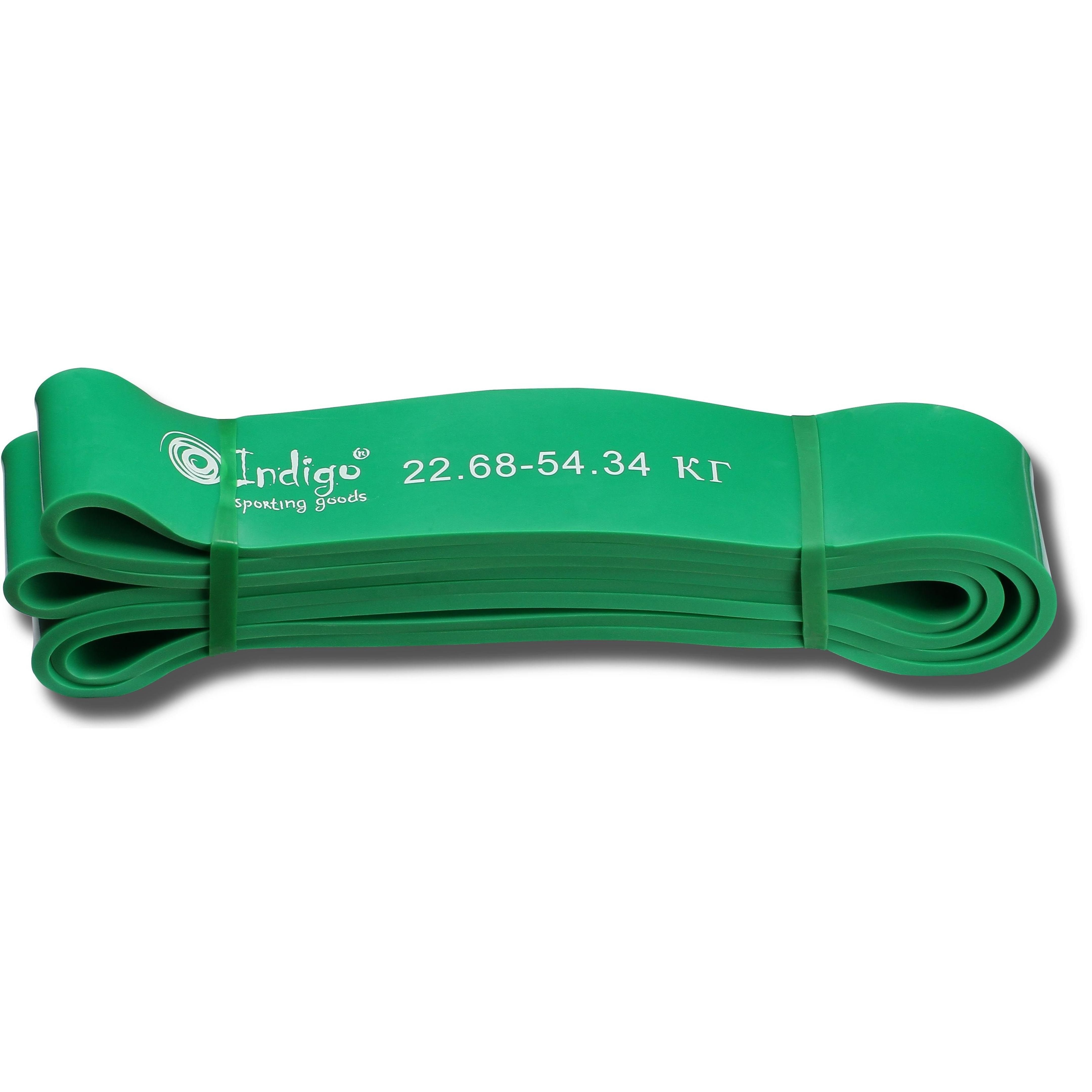 Banda Elástica de Látex INDIGO 208 * 4,4 cm 22-54 Kg Verde