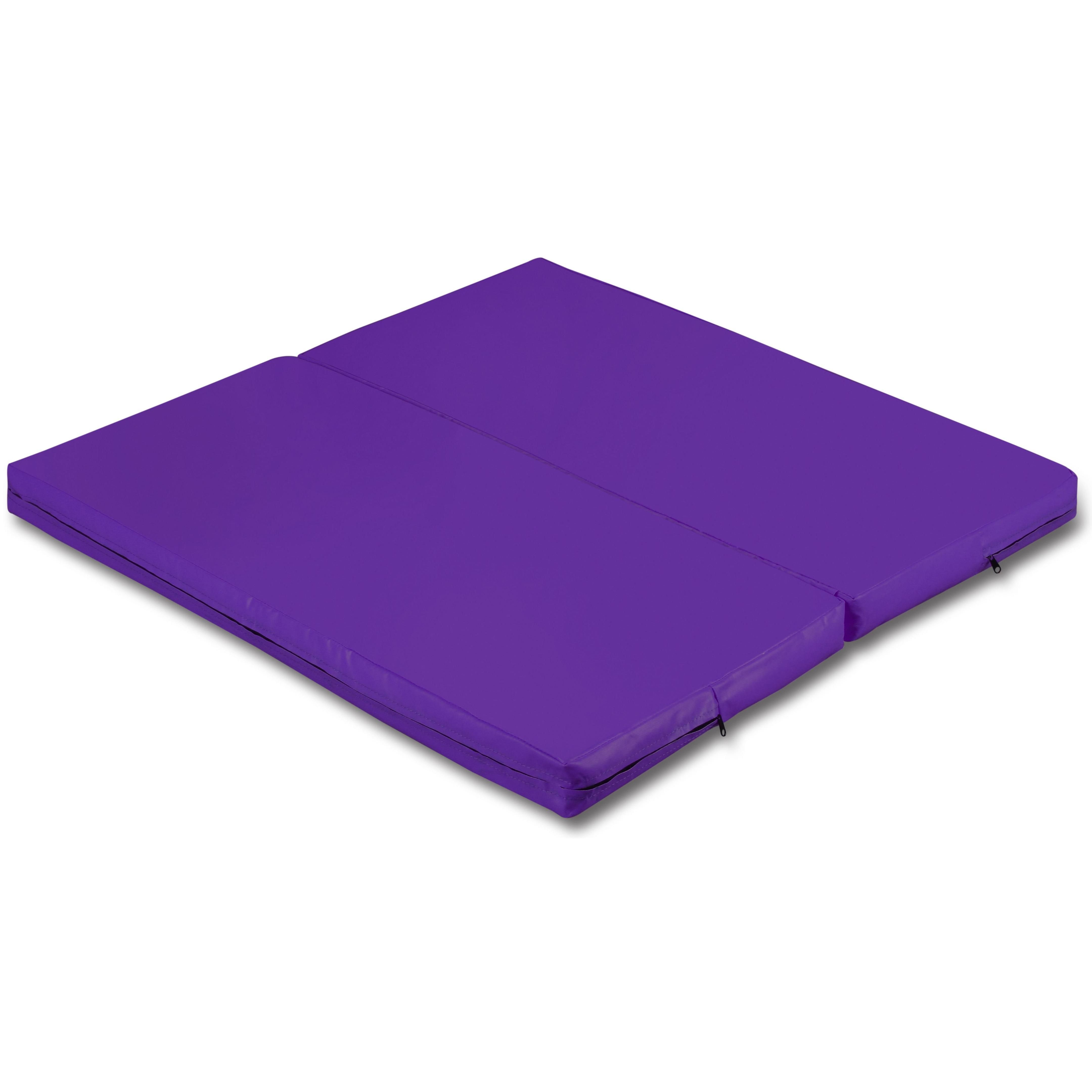 Colchoneta de Gimnasia Plegable INDIGO 100* 100 * 0,8 cm Violeta