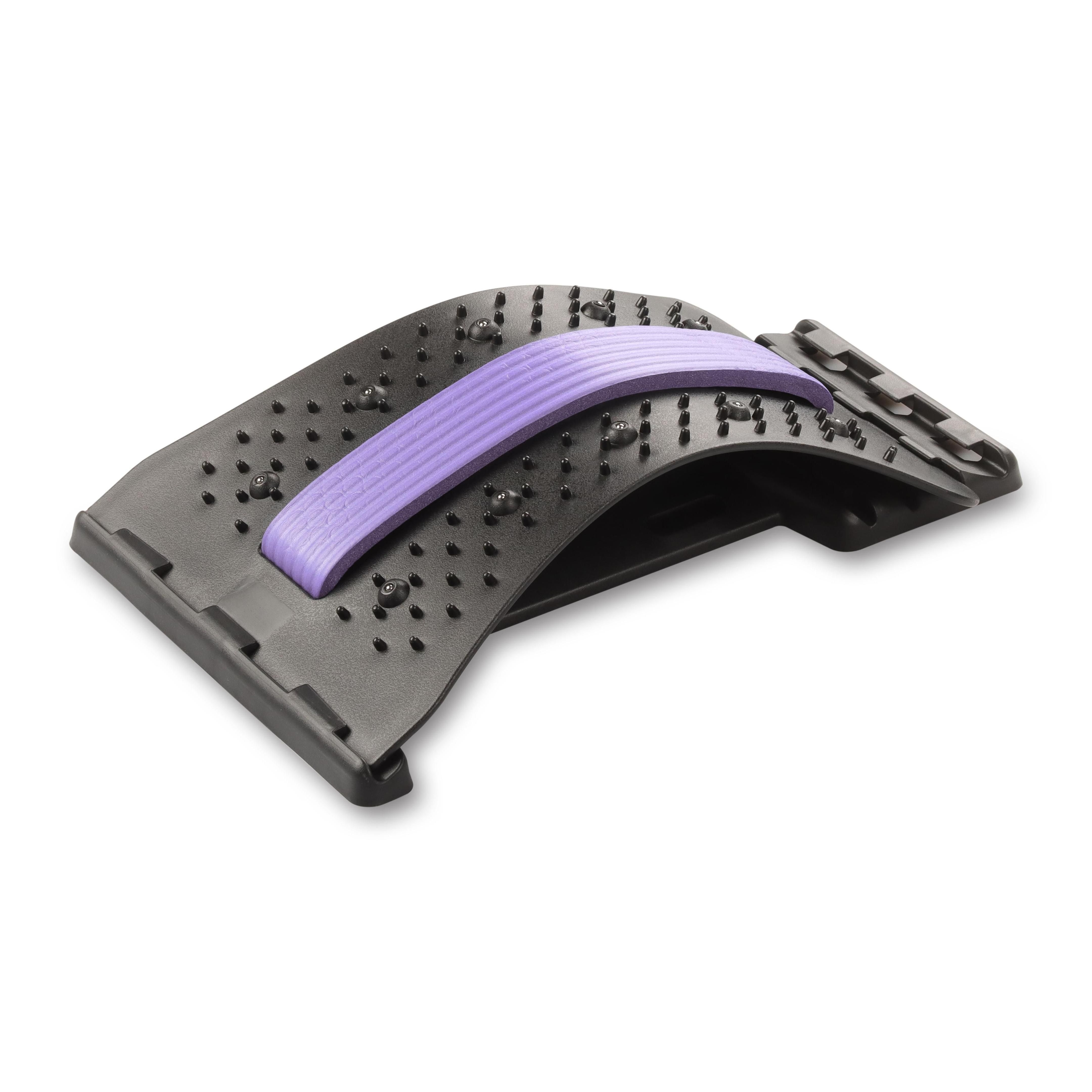 Plataforma Masajeadora para Espalda INDIGO 40*24*5,5 cm Violeta- Negro