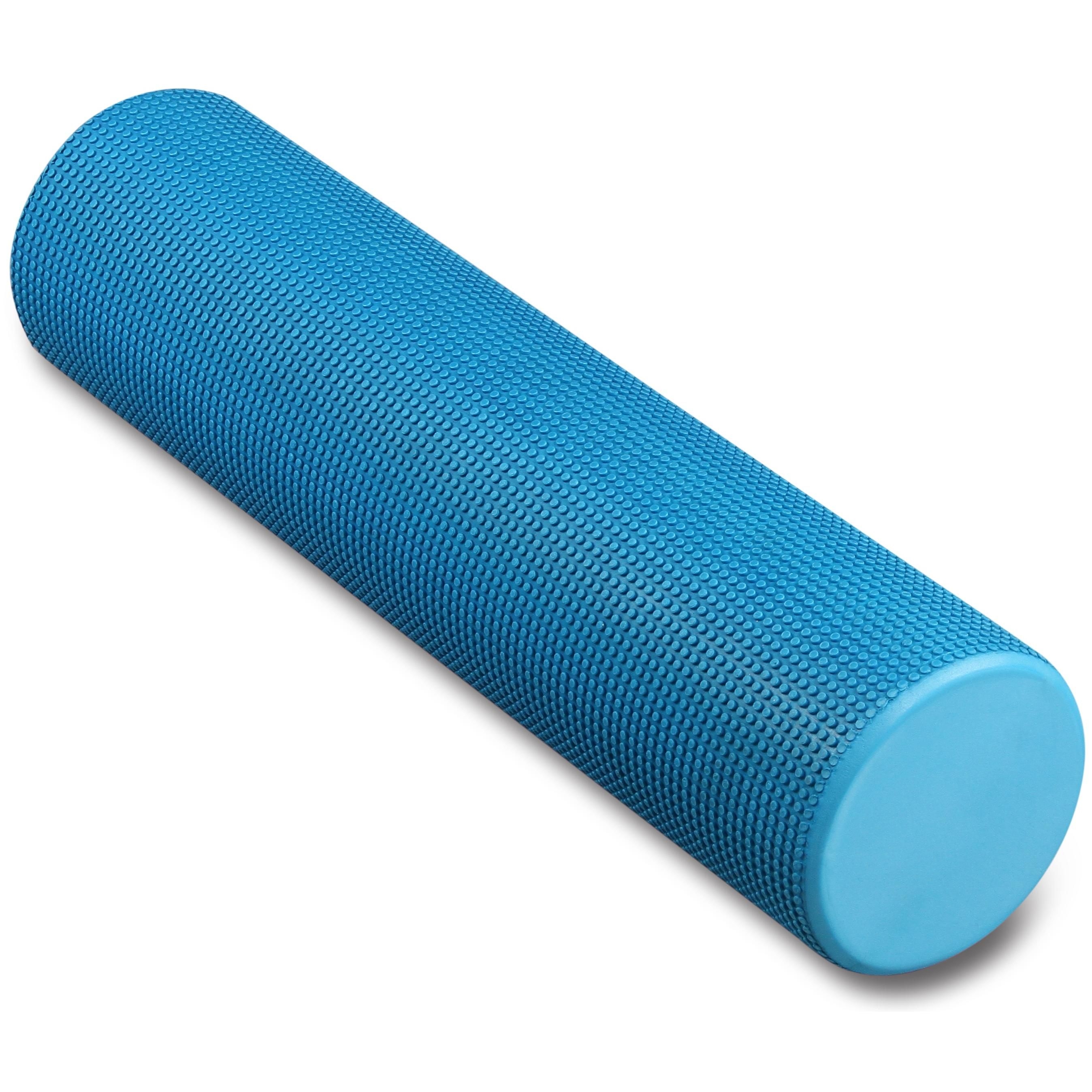 Rodillo de espuma redondo para masajes musculares y yoga INDIGO 60*15 Azul Claro