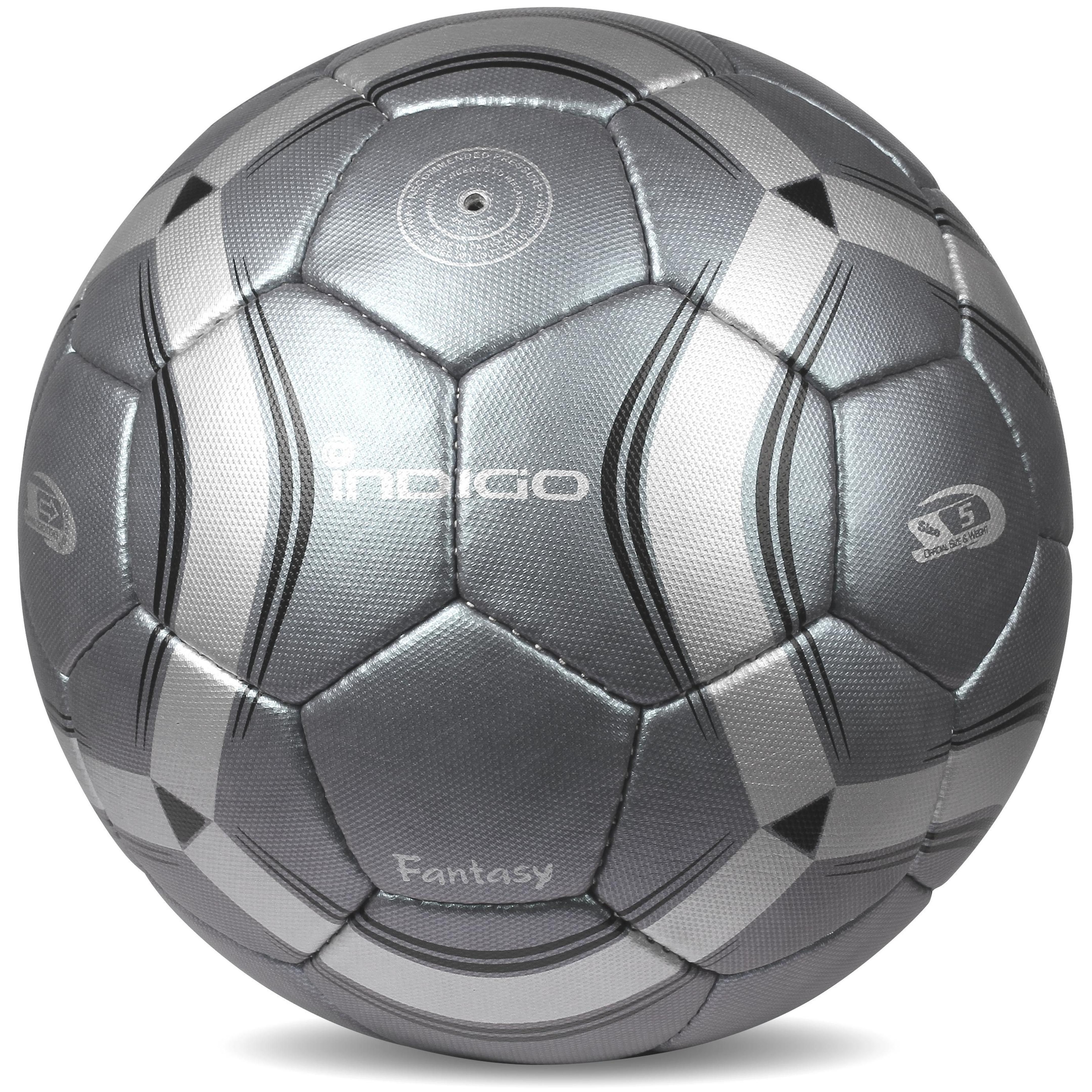 Balón de Futbol Entrenamiento Nº5 FANTASY INDIGO Gris