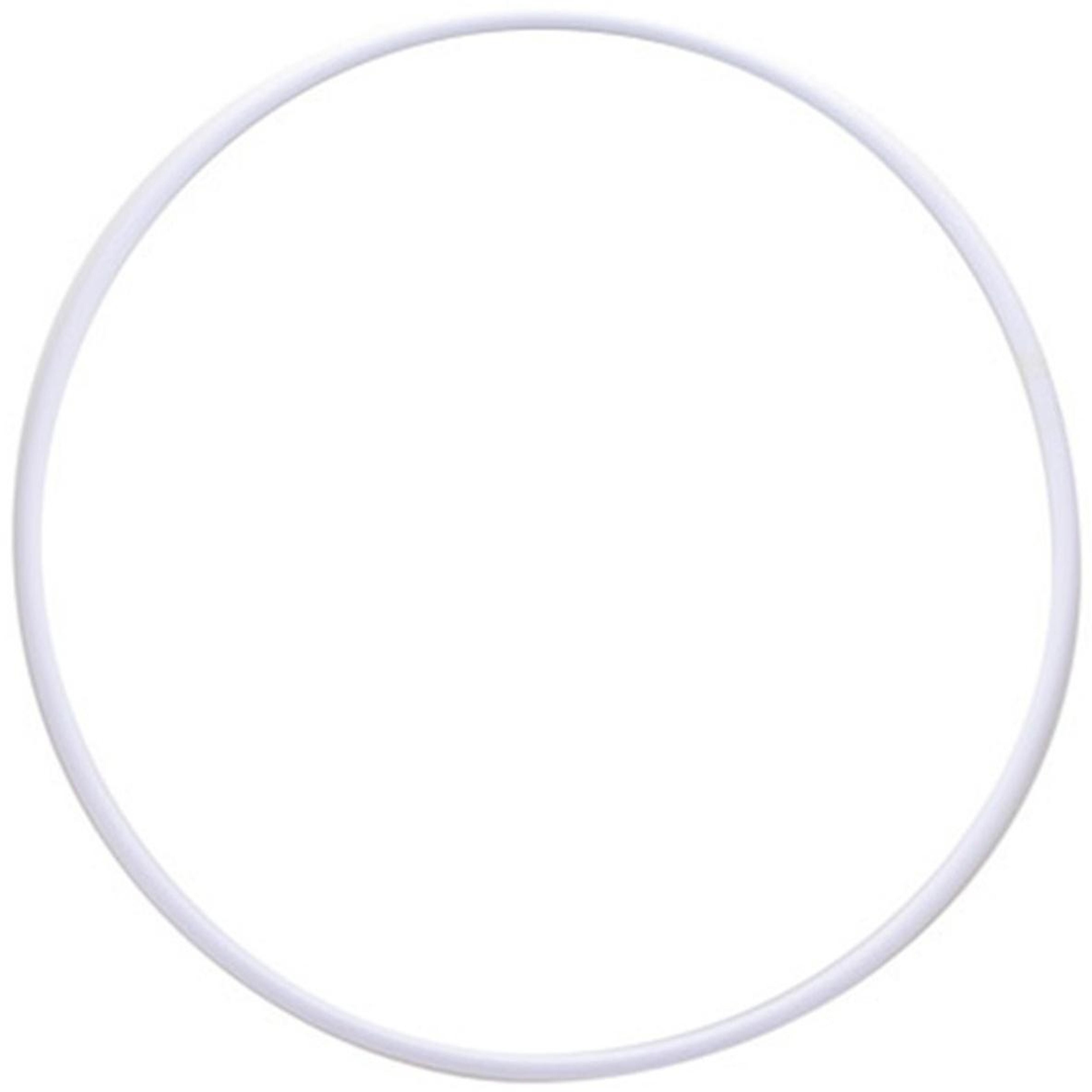 Aro de Plástico para Gimnasia de 252 gr INDIGO 85 cm Blanco