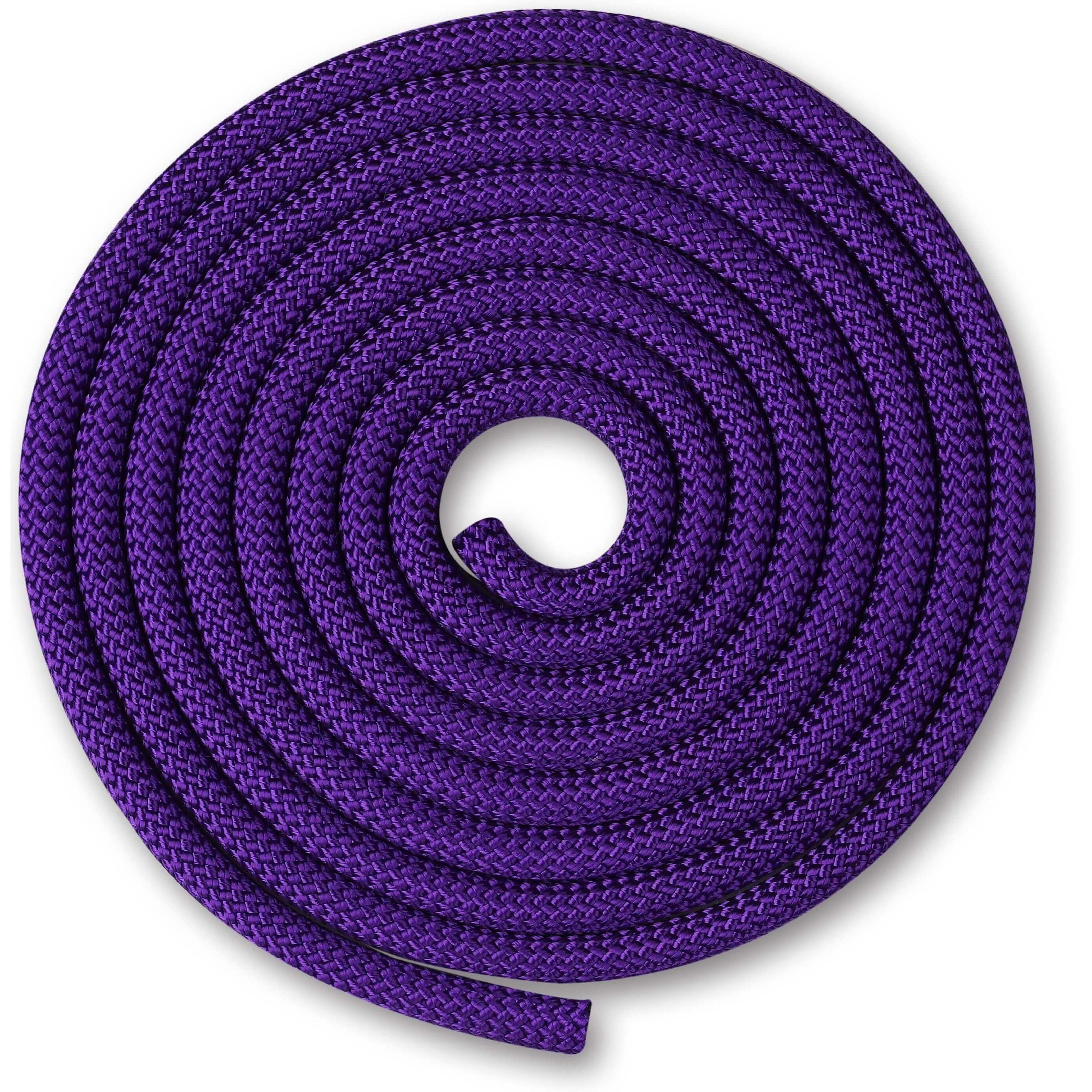 Cuerda para Gimnasia Rítmica Ponderada 150g INDIGO 2,5 m Violeta
