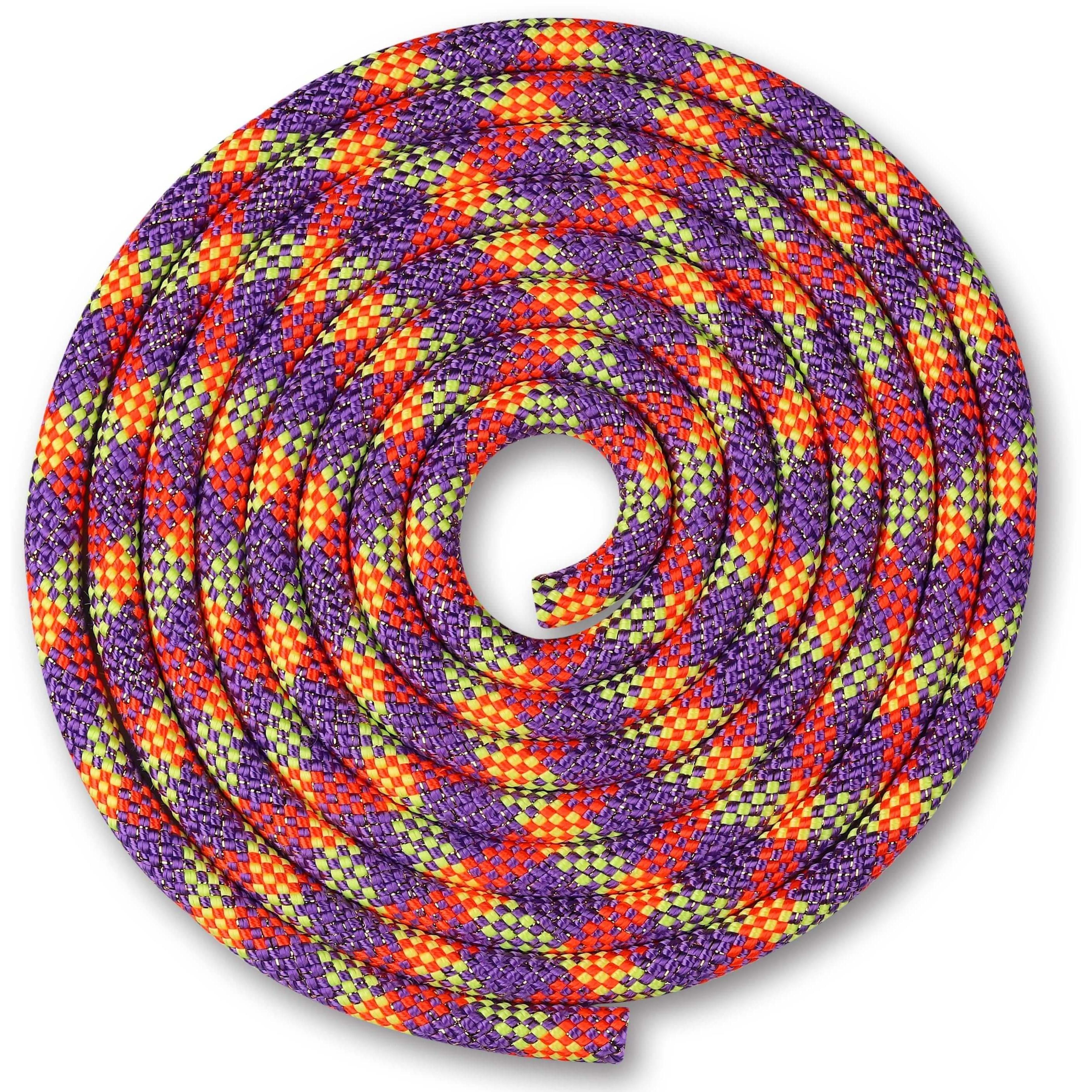 Cuerda para Gimnasia Rítmica 180 gr con Lurex INDIGO 3 m Multicolor1