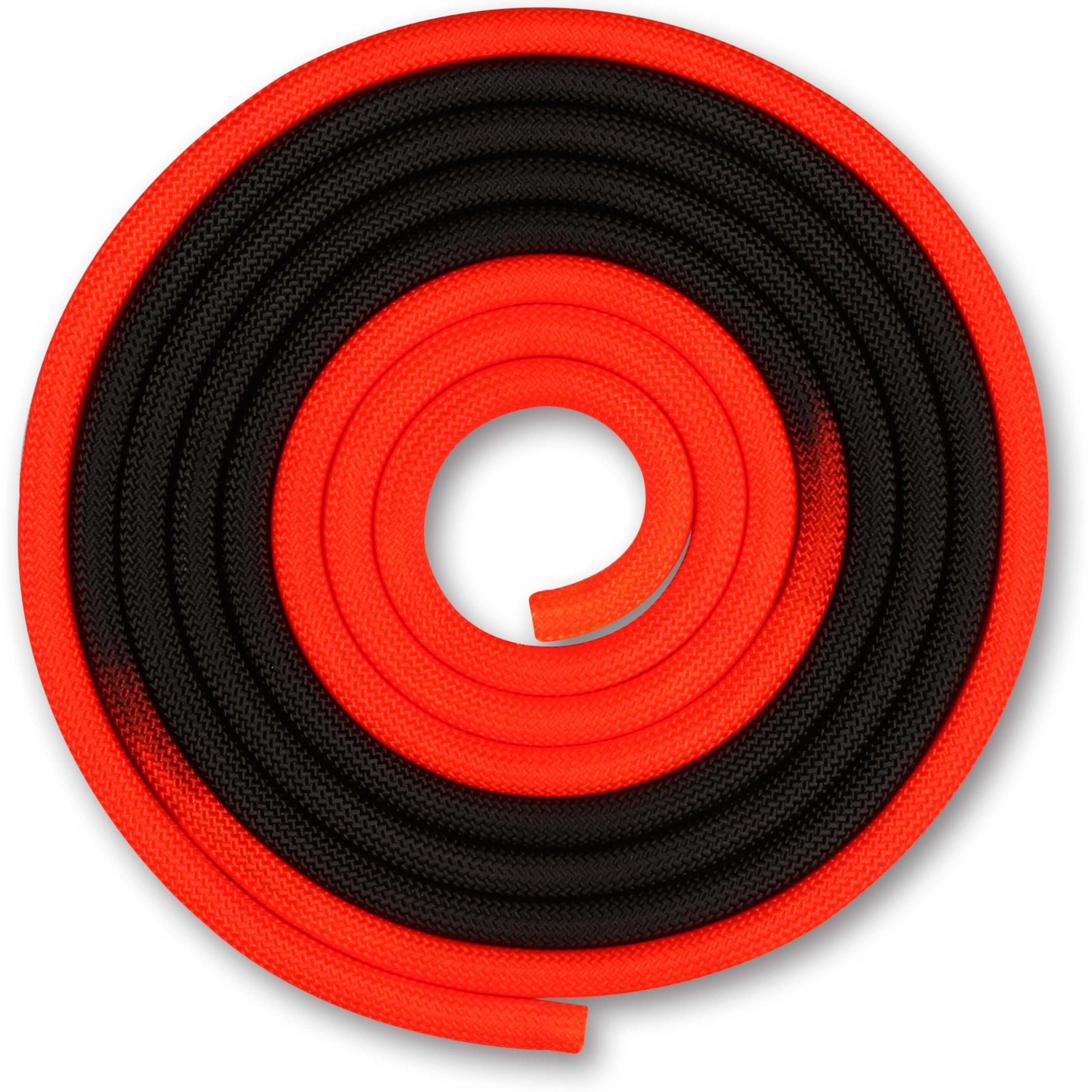 Cuerda para Gimnasia Rítmica Ponderada 165g INDIGO Bicolor 3 m Rojo-Negro