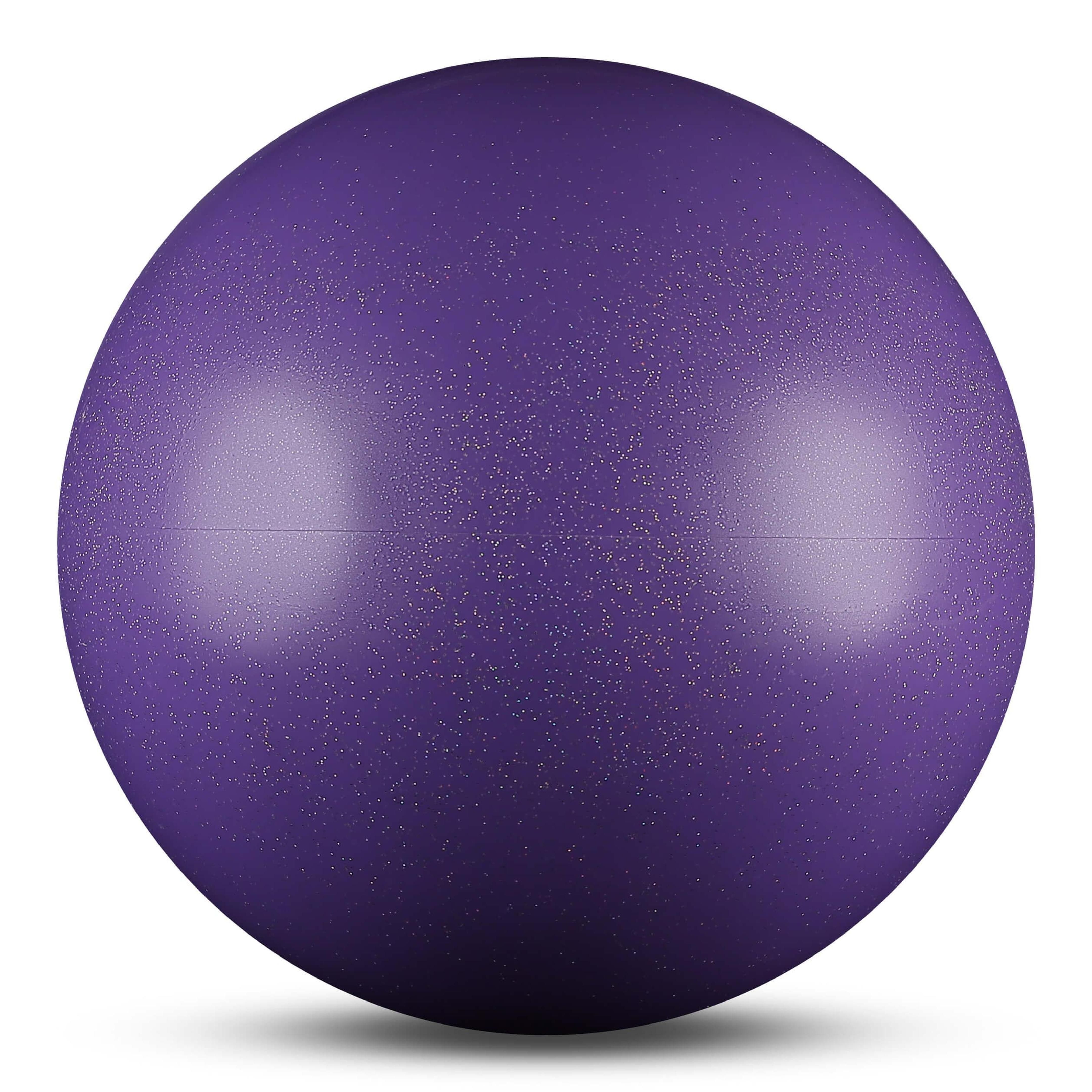 Pelota Silicona Metalizada + Glitter 300 g INDIGO 15 cm Púrpura
