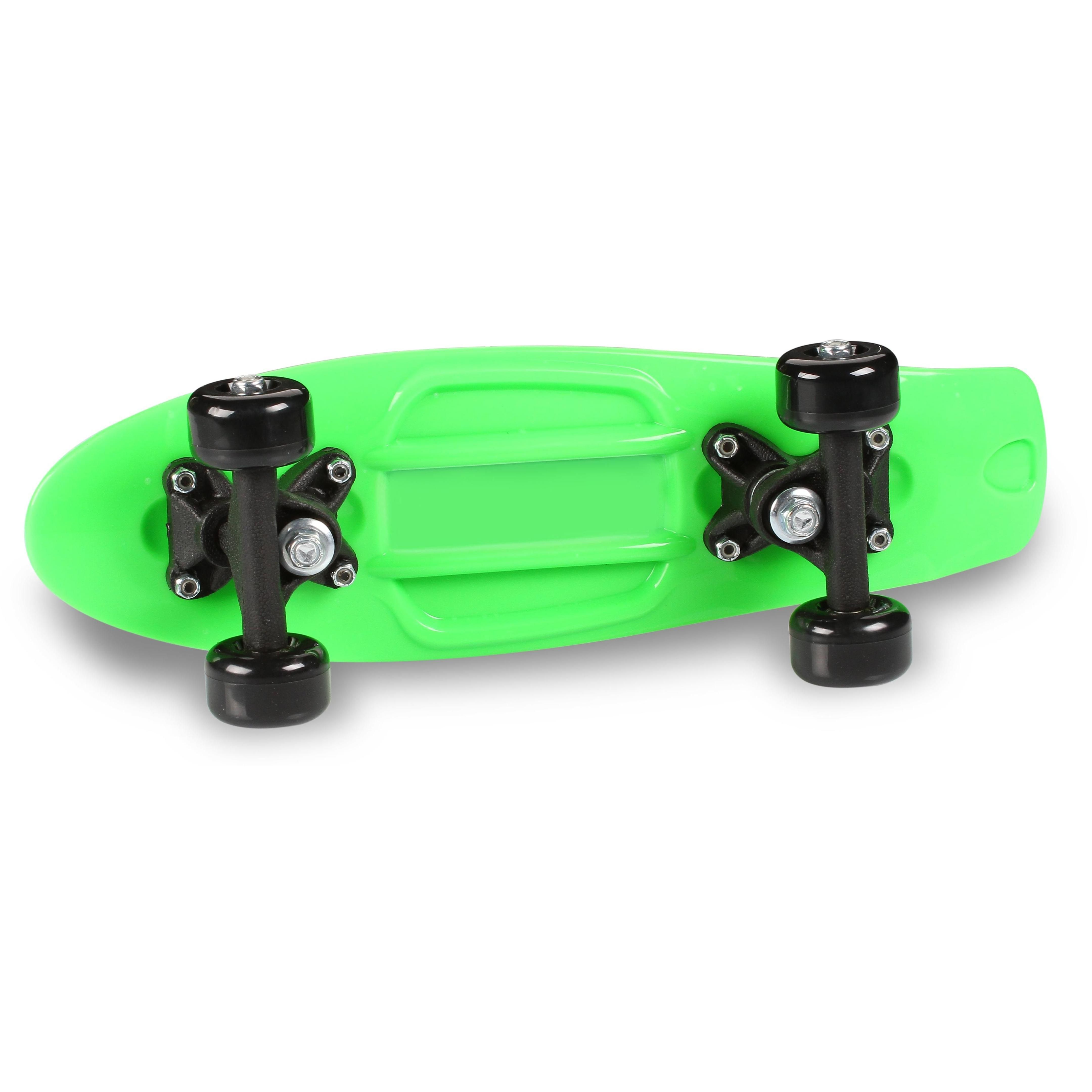 Skateboard de PVC Infantil INDIGO 43,18 * 12,7 cm Verde Claro