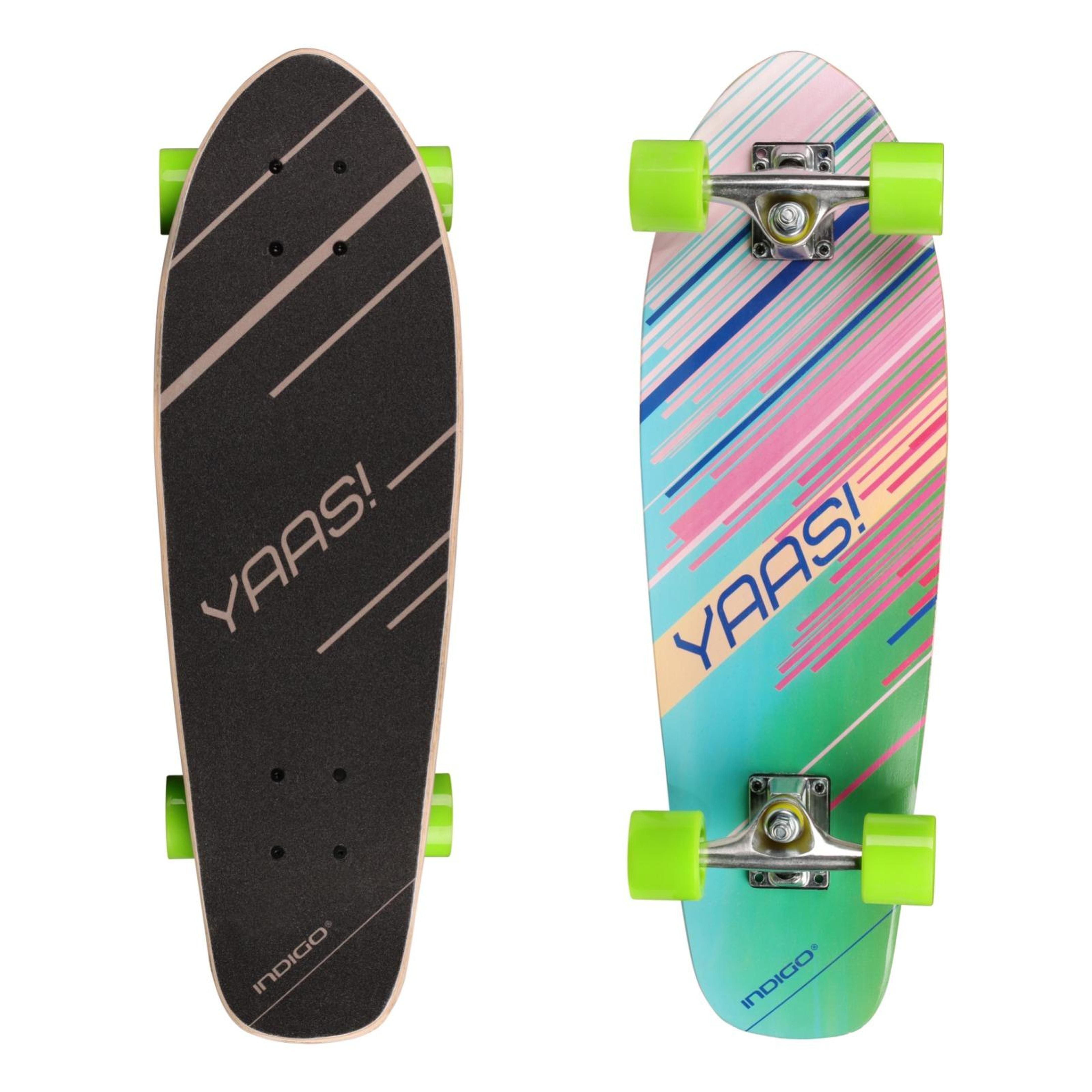Skateboard YAAS INDIGO 62.2 х 18.5 cm Multicolor