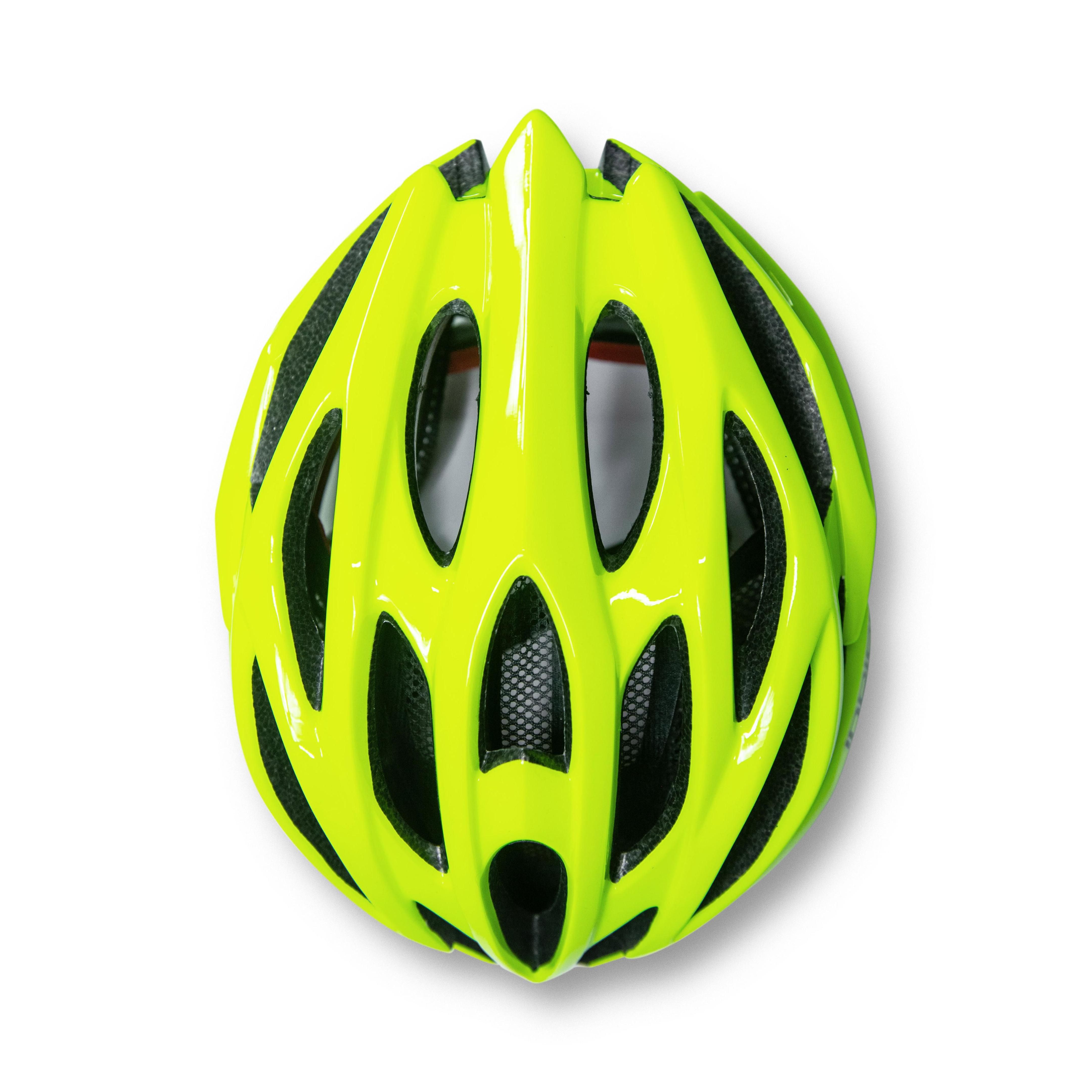 Casco de Bicicleta Adulto con Ventilación INDIGO 55-61 cm Verde Claro