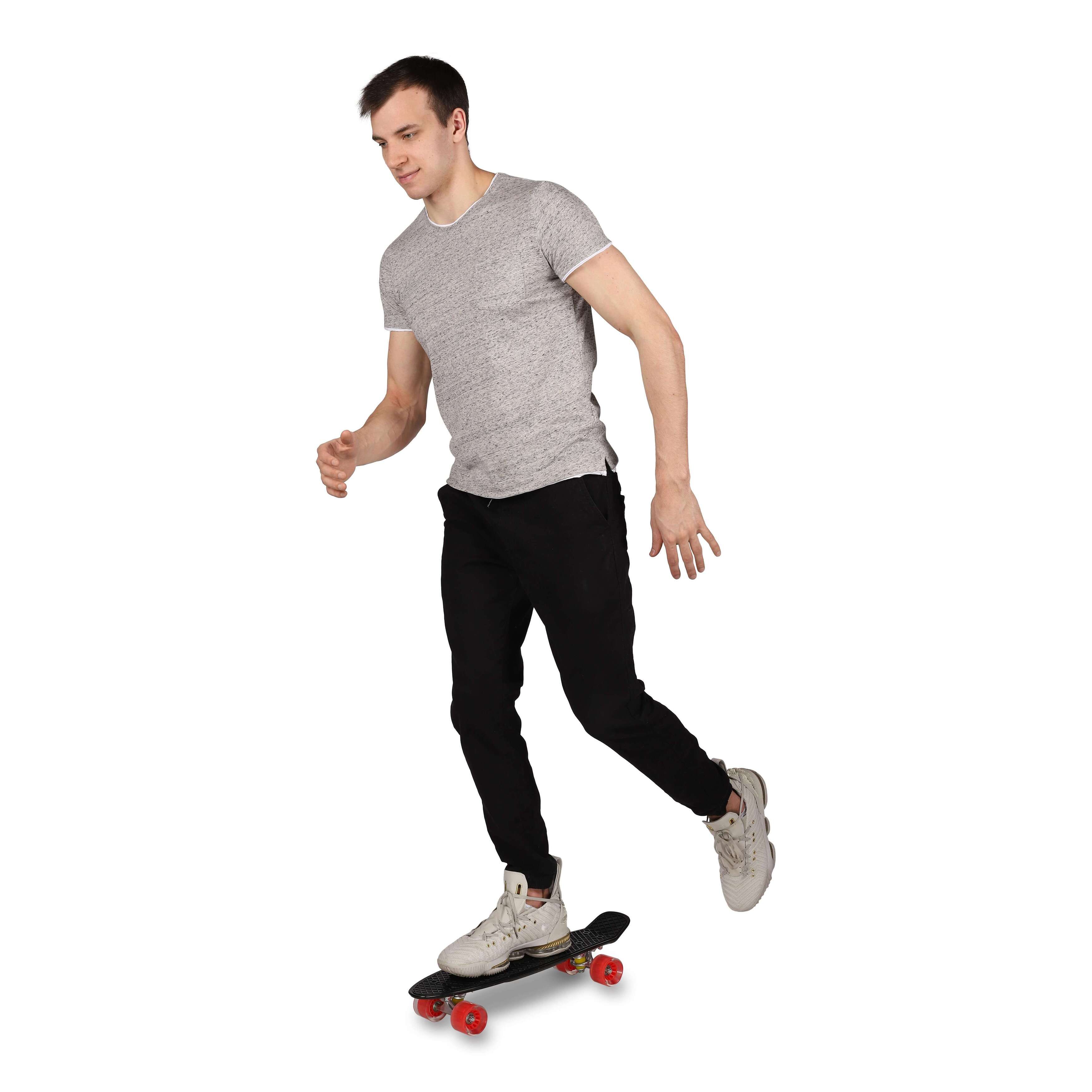 Skateboard de PVC Infantil INDIGO 56,5 * 15 cm Azul Claro