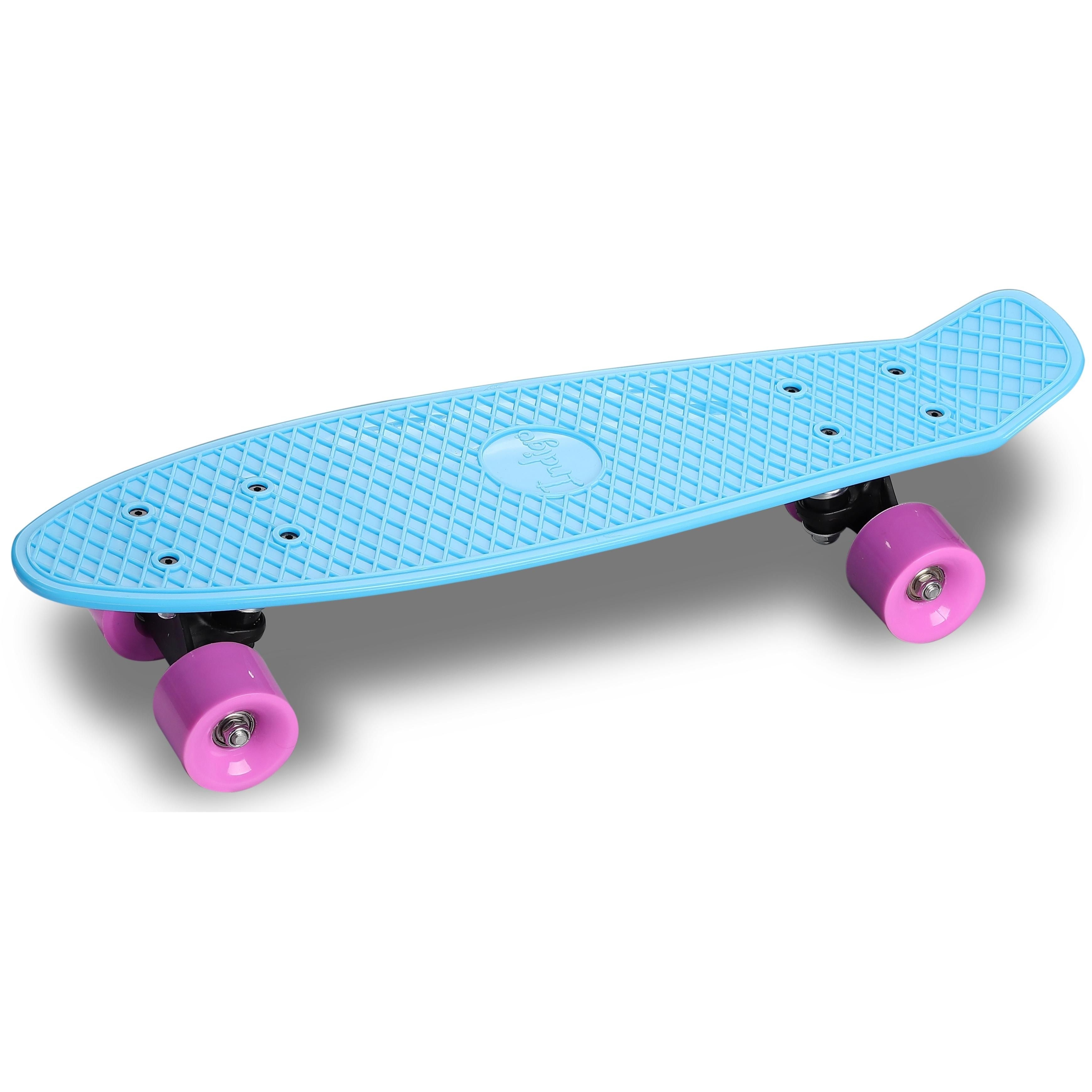 Skateboard de PVC Infantil INDIGO 56,5 * 15 cm Azul Claro