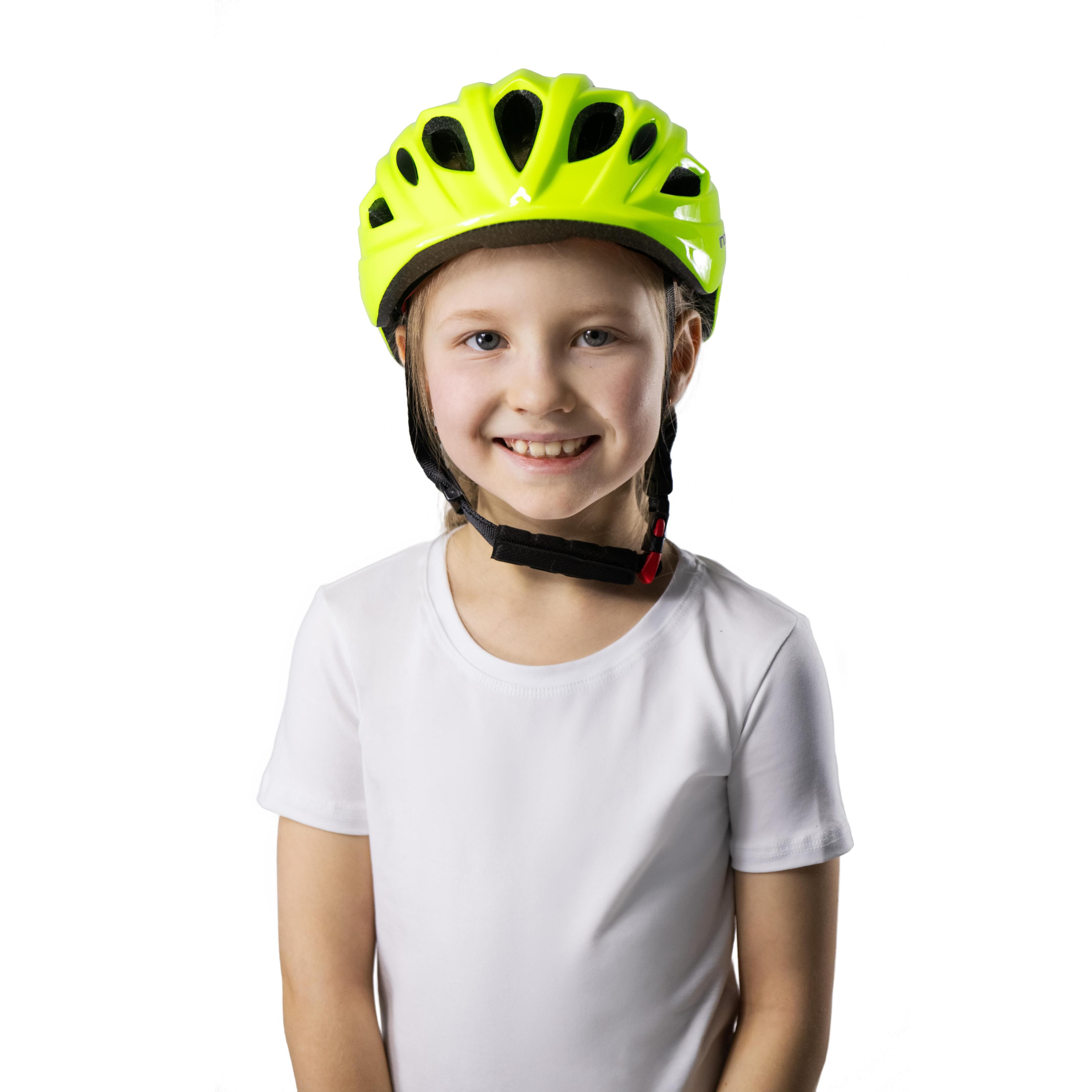 Casco de Bicicleta Infantil con Ventilación INDIGO 51-55 cm Verde Claro