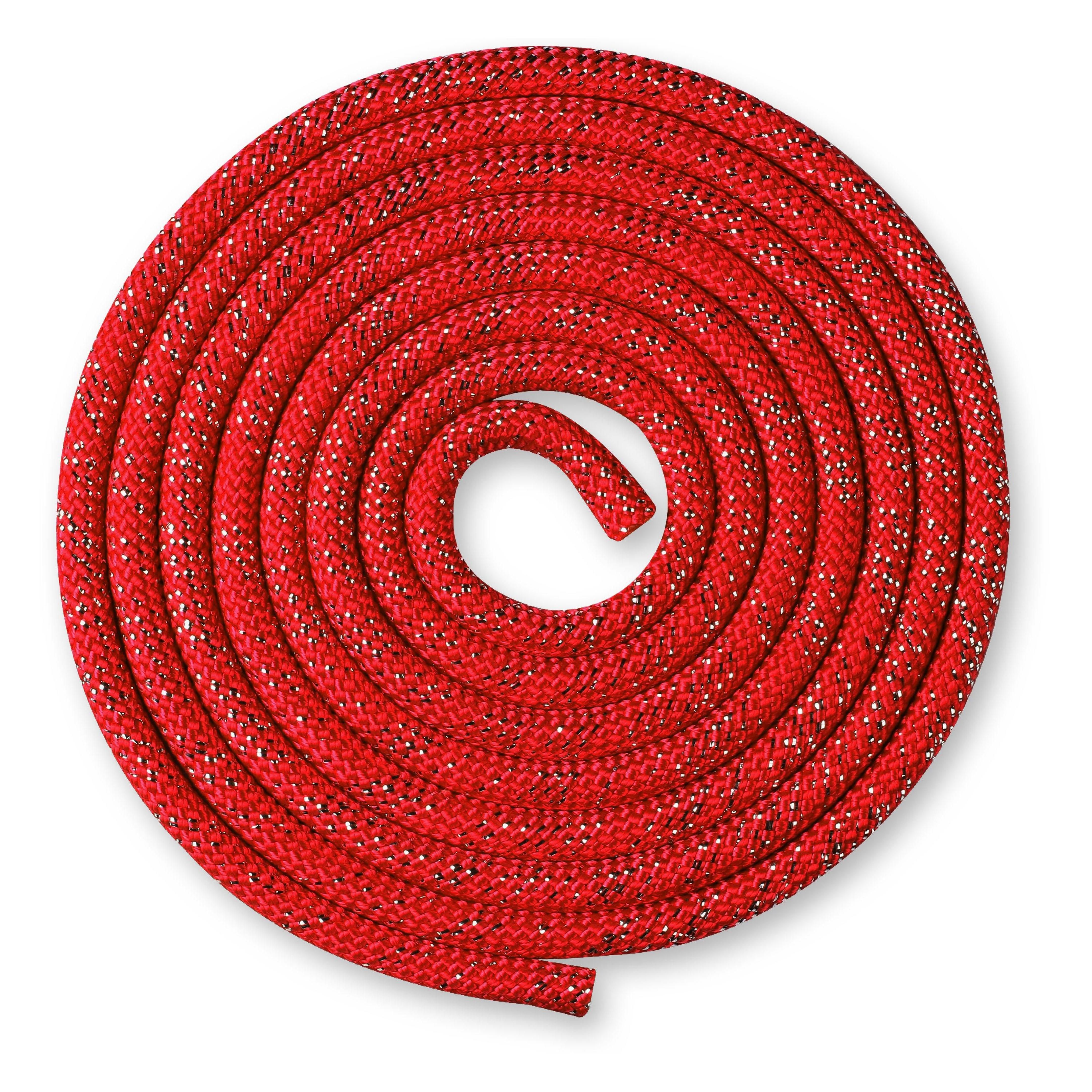 Cuerda para Gimnasia Rítmica 180 gr con Lurex INDIGO 3 m Rojo
